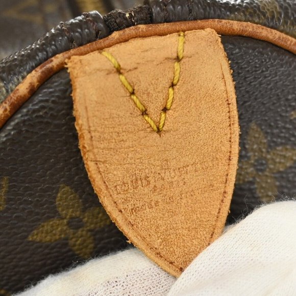 LOUIS VUITTON Speedy 35 Travel Hand Bag Monogram Leather Brown - Picture 10 of 15